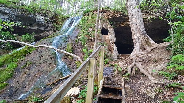Little Falls Hike at Rock Island State Park in Tennessee