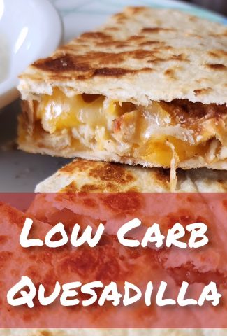 Low Carb Chicken Quesadilla