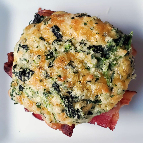 Low Carb Spinach Biscuits