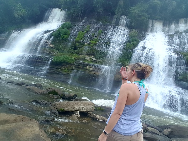 @LowCarbTraveler at Twin Falls in Rock Island, TN