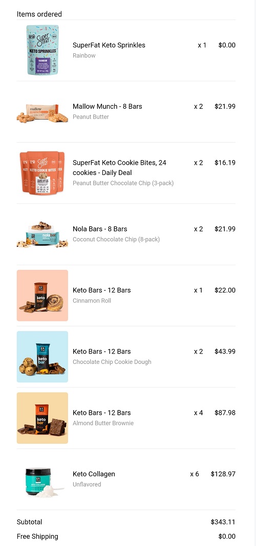 My Perfect Keto Order BFCM 2021 Sale