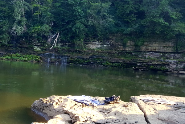 Blue Hole at Rock Island