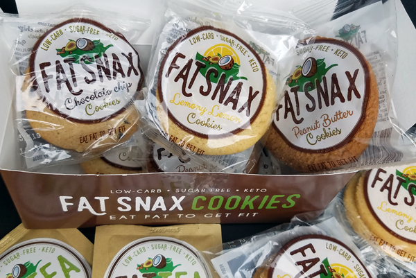 FatSnax Variety Pack - Keto Cookies, Very Low Carb and LCHF