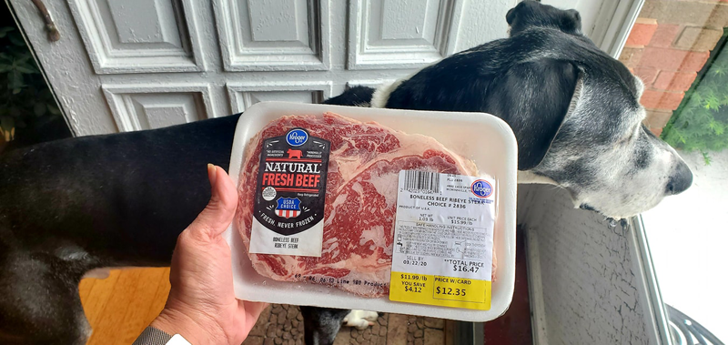 How do you cook a ribeye steak at home