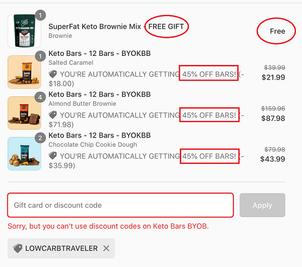 Deal on Perfect Keto Bars