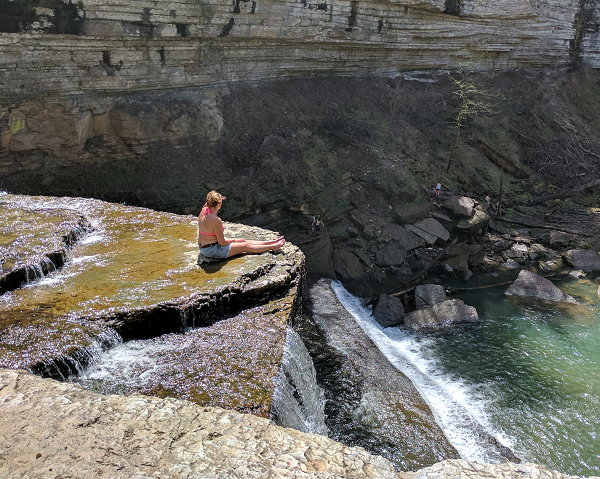 Top of Cummins Falls, TN